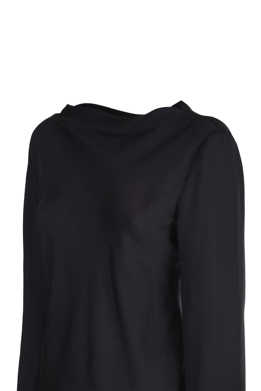 shop EMPORIO ARMANI  Camicia: Emporio Armani blusa nera in seta.
Scollo a barca.
Maniche lunghe.
Composizione: 89% acetato 11% seta.
Made in Bulgaria.. 9NK13T 92308-999 number 1104564